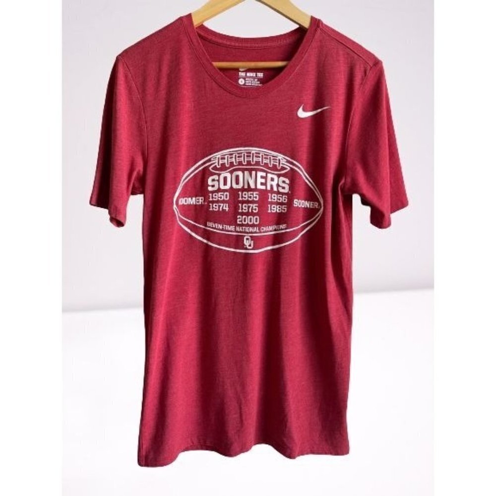 Nike The Nike Tee Sooners Seven-Time National Champions T-Shirt Men's Size Small
